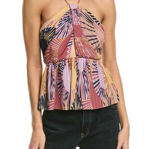 ba&sh Multicolor Halter Blouse